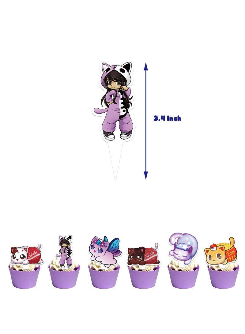 general Birthday party decorations, including birthday banners, table centerpieces, cake decorations, cartoon themed latex balloons for kids fans birthday party supplies - Image 2