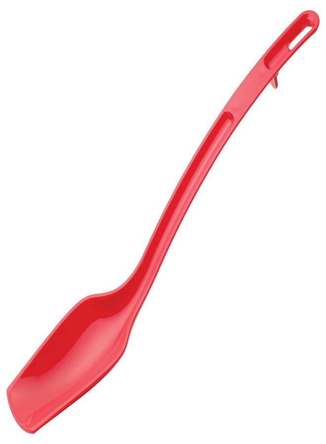 Winco 10" Buffet Spoon, 3/4oz, Red, PC, Curve