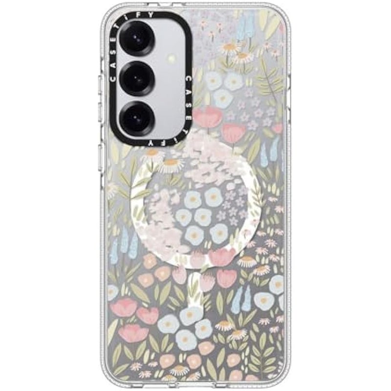 CASETIFY Magnetic Clear Galaxy S25+ Case 【Compatible with Magsafe】 - Eleanor - Image 1