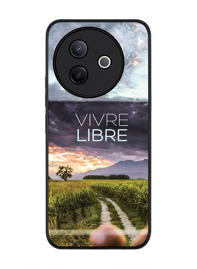 Stylizedd For Vivo Y39 5G / vivo Y300i 5G Case,Slim fit Camera Protection, Shockproof Thin Phone cover  - Vivre Libre - Image 1