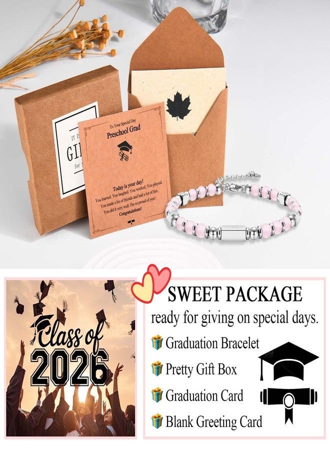 FIEEFX Preschool Graduation Gifts for Girls Class of 2026 Pre K Graduation Compass Bracelet Jewelry with Graduation Card for Her Women Daughter Granddaughter Niece Friends - Image 5