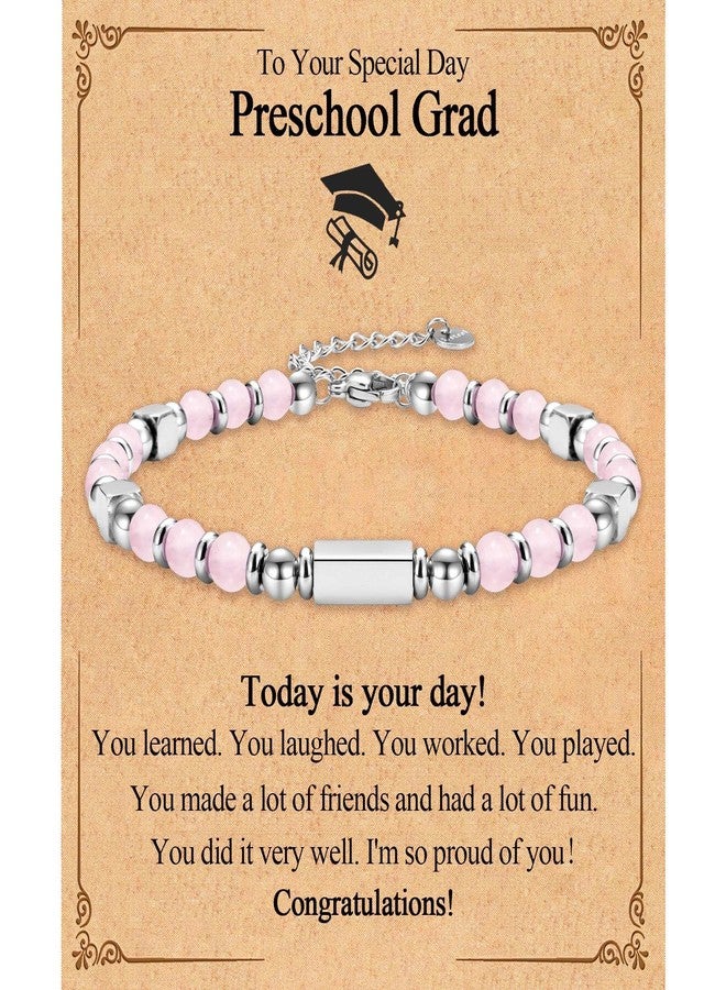 FIEEFX Preschool Graduation Gifts for Girls Class of 2026 Pre K Graduation Compass Bracelet Jewelry with Graduation Card for Her Women Daughter Granddaughter Niece Friends - Image 1