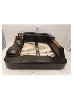 AWD Smart Bed Provided with Projector, Wireless Charging, Bluetooth Speaker, Stool, Small Dressing Table, Safe Box, Side Cabinet and Massage for Back and Neck. King Size Smart Bed.  - Image 5