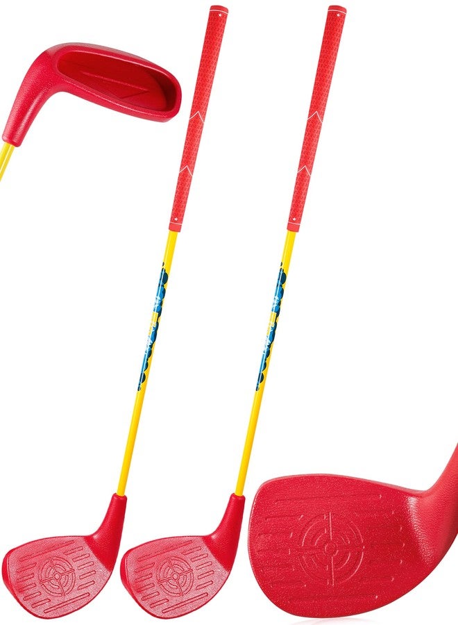 HOTWIND Backyard Golf Game Clubs 2 Pack with 5”x 3.5” Oversize Heads and 28” Lightweight Carbon Shaft for Kids Play Outdoor Golf Yard Game in Grass Parks and Yards Hit Plastic and Foam Balls - Image 1