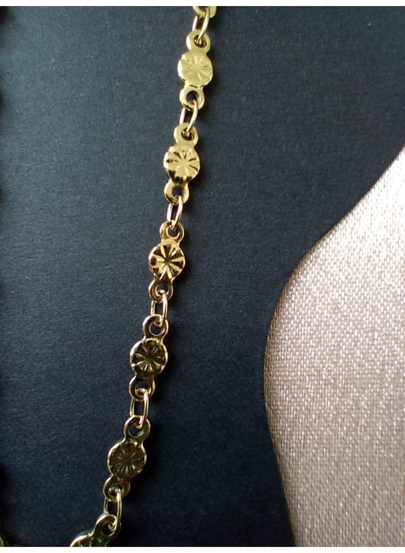 18k Gold Plated  Anklet - Image 2
