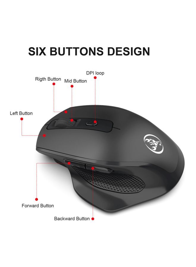 نيبمينينت ماوس لاسلكي عمودي T28 بدون صوت أسود - Image 5