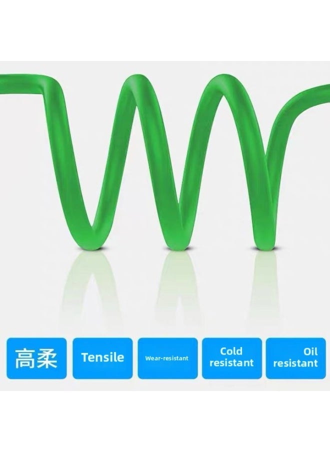 Generic Industrial Profinet Network Cable Servo EtherCAT High-soft Drag Chain Shielding Finished Product More Than Six 6 Gigabit-Color:[Super Six Class 8 Core High Soft Drag Chain Dedicated]-double Shielded Green-Line Length:0.3 M  - Image 3