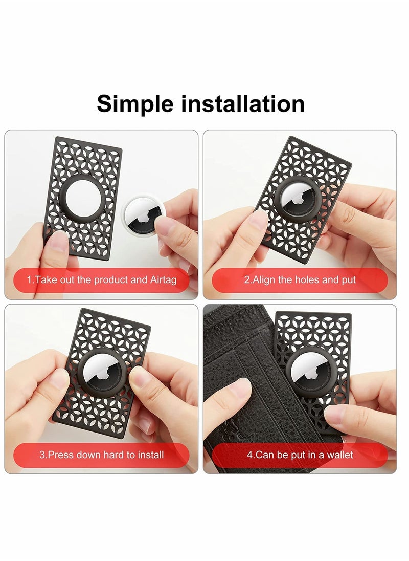Generic - Wallet Case for Apple AirTag Protective Case, Wallet Case, Slim Thin Card Case Holder for Apple AirTag Size of a Credit Card for Purse, Wallet, Anti-Lost Wallet Purse Accessories for AirTag - Image 1
