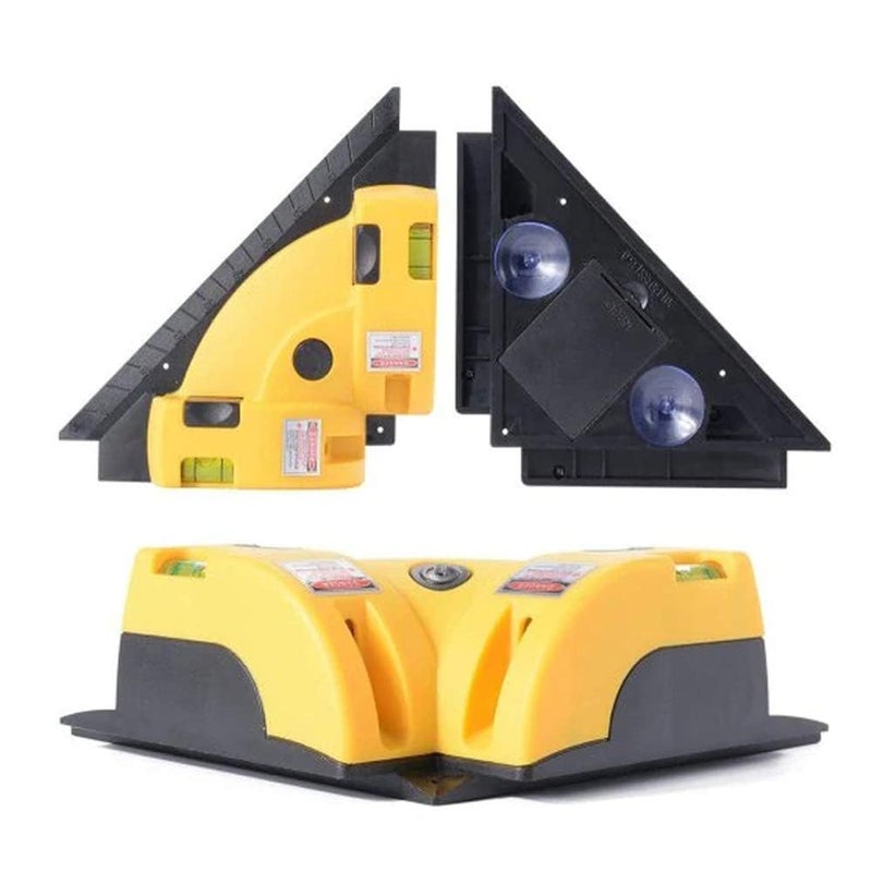 Eis مشروع خط الليزر العمودي والأفقي بزاوية 90 درجة | مستوى الليزر المربع | HF-DC01 مستوى الزاوية اليمنى 90 درجة لمستويات قياس خط الليزر العمودي والأفقي - Image 3