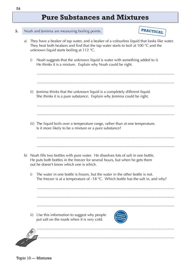 null - KS3 Science Year 7 Targeted Workbook (with answers) - Image 1