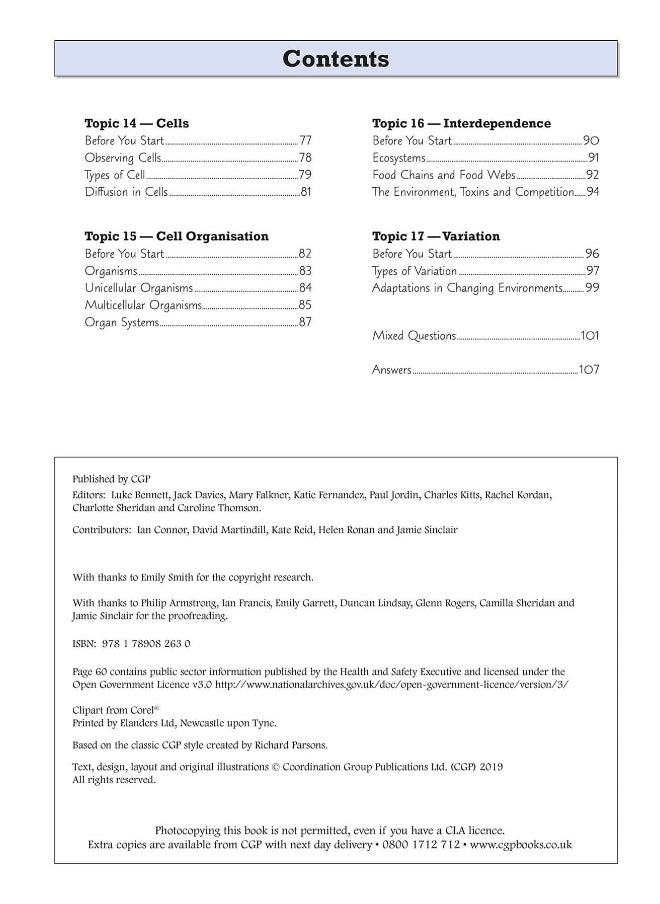 null - KS3 Science Year 7 Targeted Workbook (with answers) - Image 1
