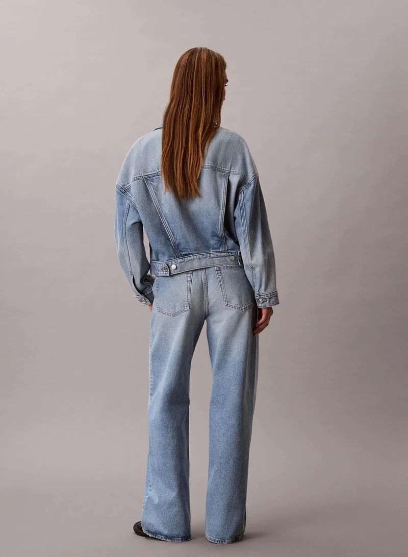 Calvin Klein TINTED CRUISE Wide Leg Jeans for Women | Best Price UAE