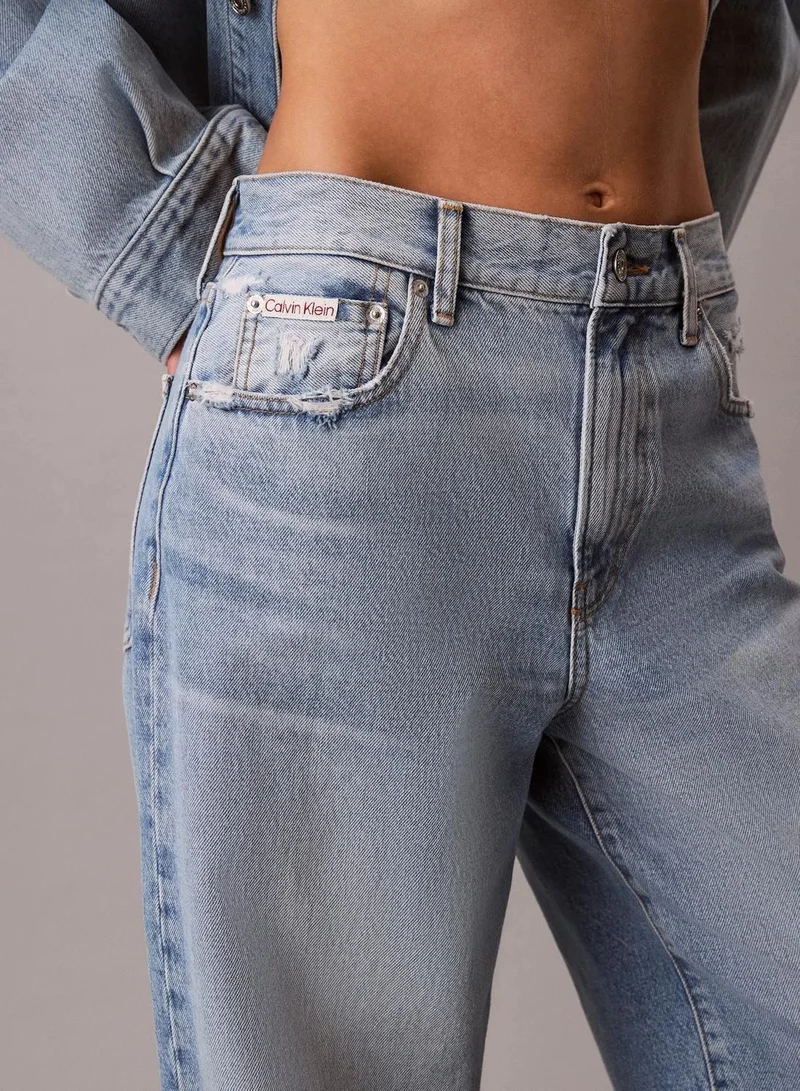 Calvin Klein TINTED CRUISE Wide Leg Jeans for Women | Best Price UAE