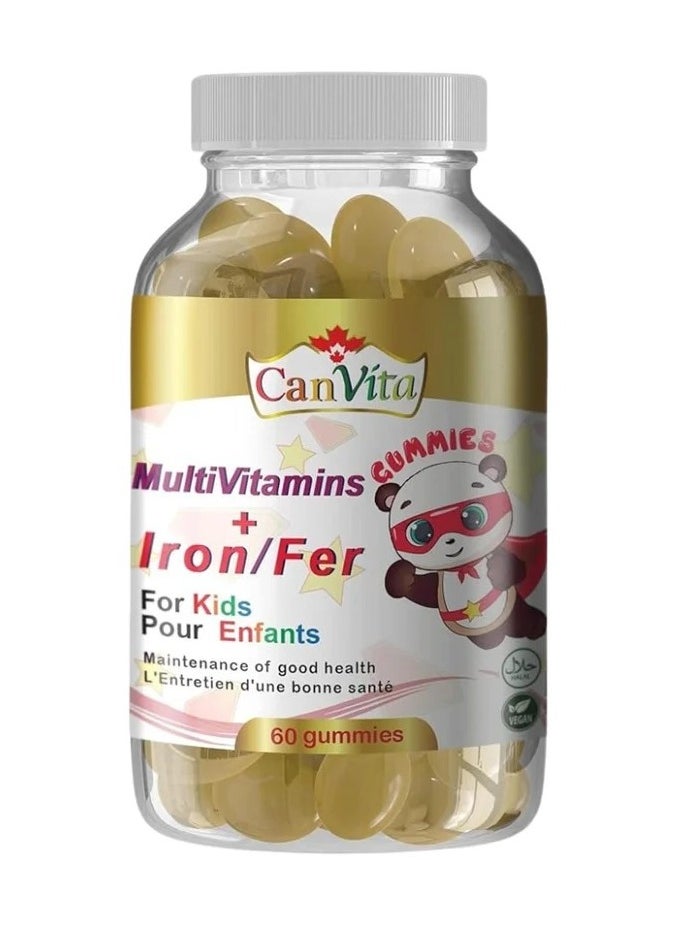 Canvita - Canvita Multivitamins+ Iron/Ferrous Kids Gummies 60S - Image 1