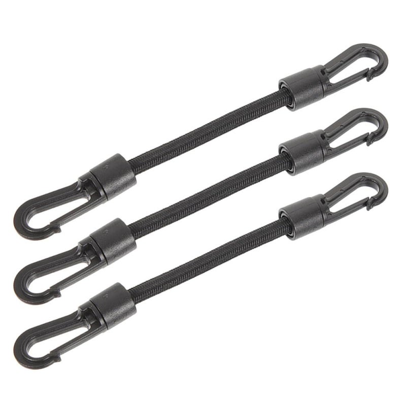 Multi Function Elastic Bungee Cord Hooks 3 Pcs For Kayak Tie Down Straps Outdoor Camping Small Buckle Strap Accessories - Image 2