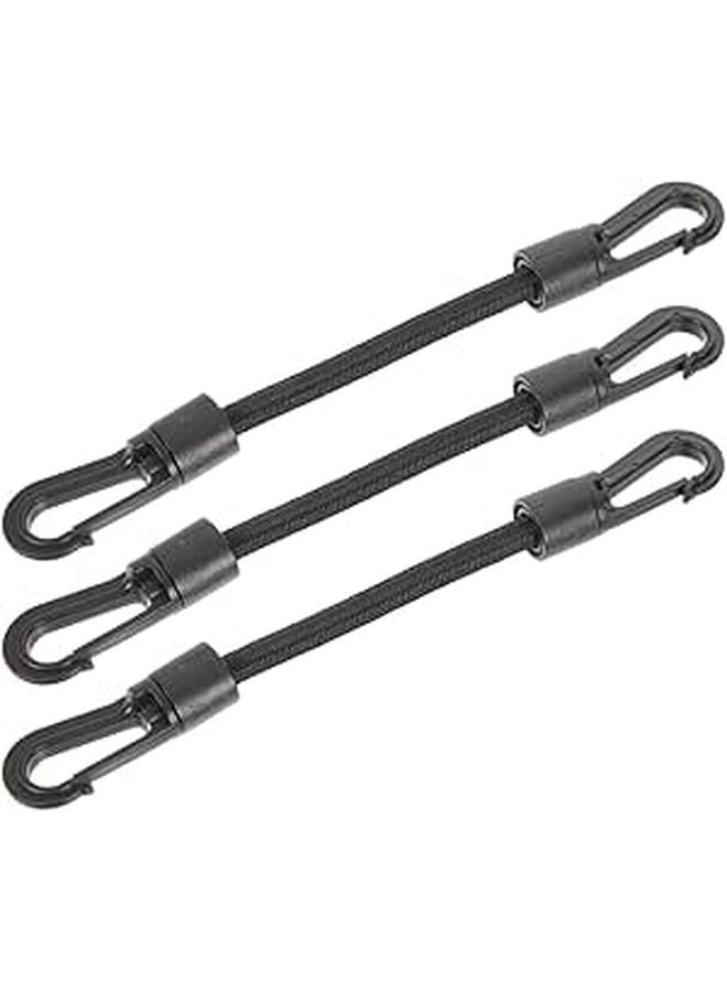 Multi Function Elastic Bungee Cord Hooks 3 Pcs For Kayak Tie Down Straps Outdoor Camping Small Buckle Strap Accessories - Image 1