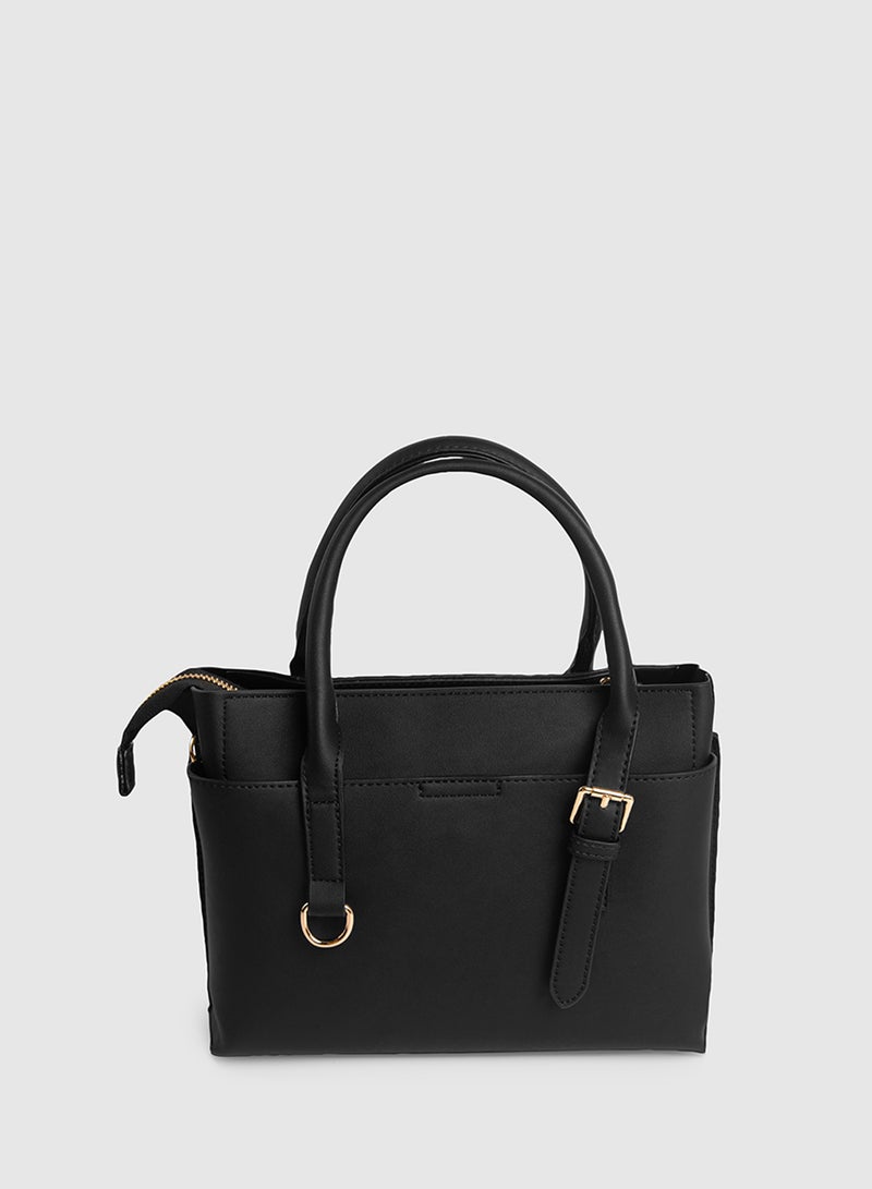 BEVERLY HILLS POLO CLUB Textured Satchel Bag - Image 2