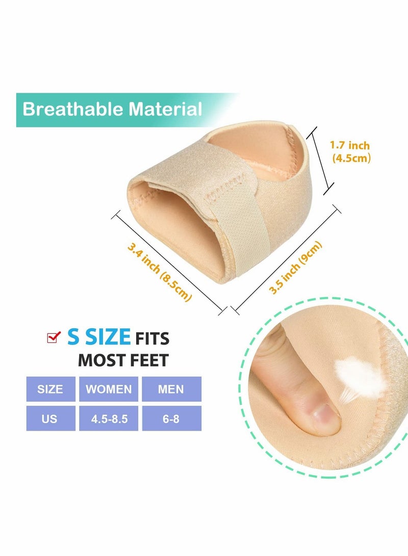 SYOSI Heel Protectors, Gel Heel Cups, Heel Cushion Support for Plantar Fasciitis, Heel Pain, Heel Pads Great for Aching Feet,Tendinitis, Bone spur, Cracked Heel Repair, for Men & Women (4 PCS) - Image 5