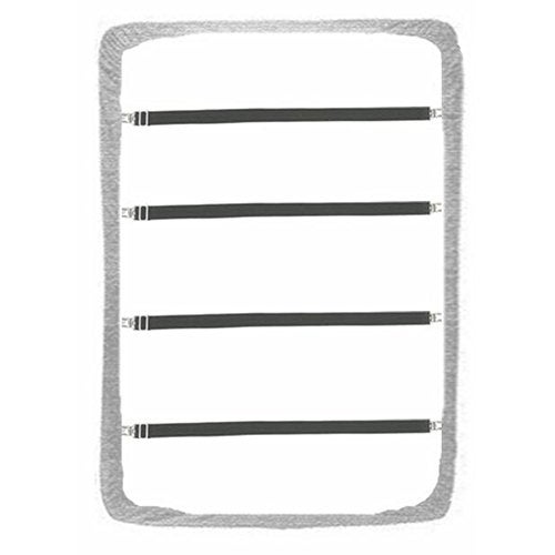 ADDA Bed Sheet Clip,Sofa Slipcover Holder,Hold the Sheets Tightly,20" to 78",4 Pieces(White) - Image 2