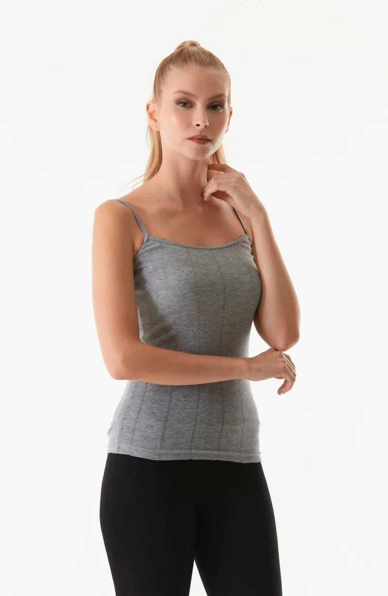 FullaModa Lace Strappy Undershirt