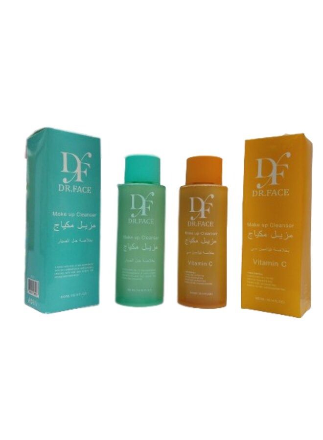 دكتور فيس قطعتين مزيل مكياج تايلندي بخلاصة جل الصبار و بفيتامين سي 300 مل - Image 1