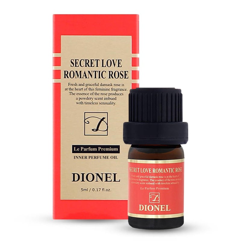 D DIONEL Dionel Secret Love Romantic Rose inner perfume fragrance oil for underwear women Long-lasting feminine Fragrance with rich and rose Scent 5ml/0.17fl.oz - Image 1