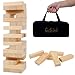 GOTHINK Tumble Tower Game for Kids and Adults 54pcs Wooden Board Stacking Game for Family Games Night Classical Wood Blocks Game Standard Size with Storage Bag - Image 3