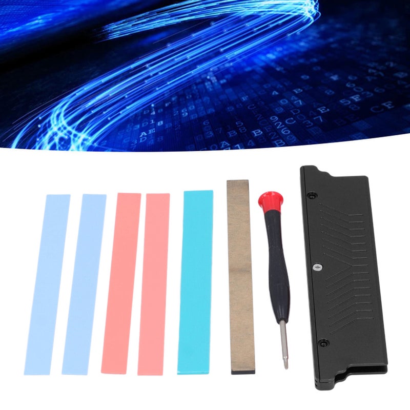 Memory RAM Cooler Aluminum Alloy Dual Sided Wide and Narrow Modules Memory Heat Sink for DDR1 DDR2 DDR3 DDR4 ECC Black - Image 5