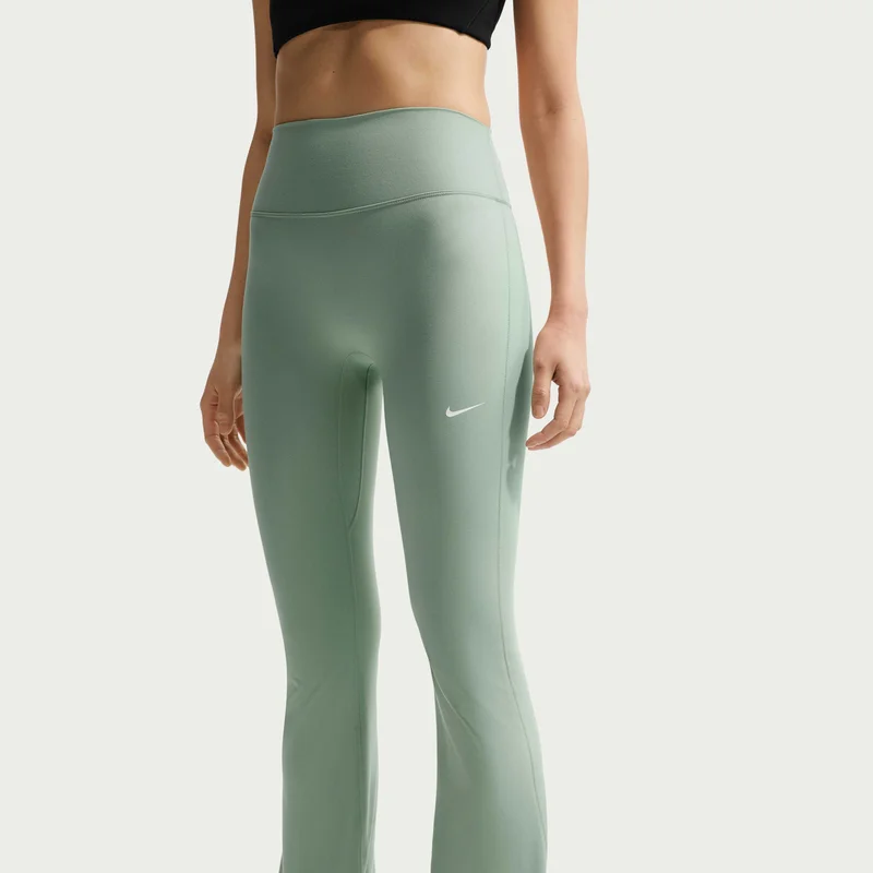 Nike Grey Women's One Flared Leggings for Women | Best Price UAE