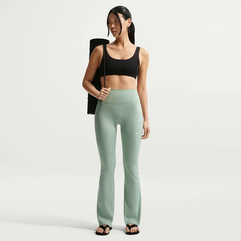 Nike Grey Women's One Flared Leggings for Women | Best Price UAE