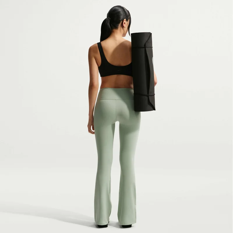 Nike Grey Women's One Flared Leggings for Women | Best Price UAE