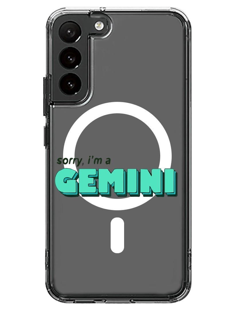 Theodor Magnetic Case for Samsung Galaxy S23 Plus 6.6-inch Compatible with MagSafe Wireless Charging, Shockproof Phone Bumper Cover FORZA161 Gemini - Image 1