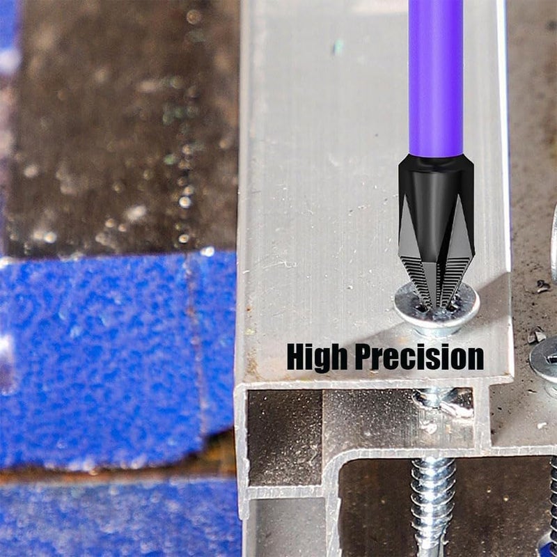 كلاراكو بتات مغناطيسية من Aneedtools - بتات مغناطيسية قوية ومحسنة، مجموعة بتات مفك الصدمات D1، بتات مغناطيسية قوية مضادة للصدمات وغير قابلة للانزلاق، لمفكات البراغي الكهربائية ومثقاب الصدمات (مجموعتان) - Image 3