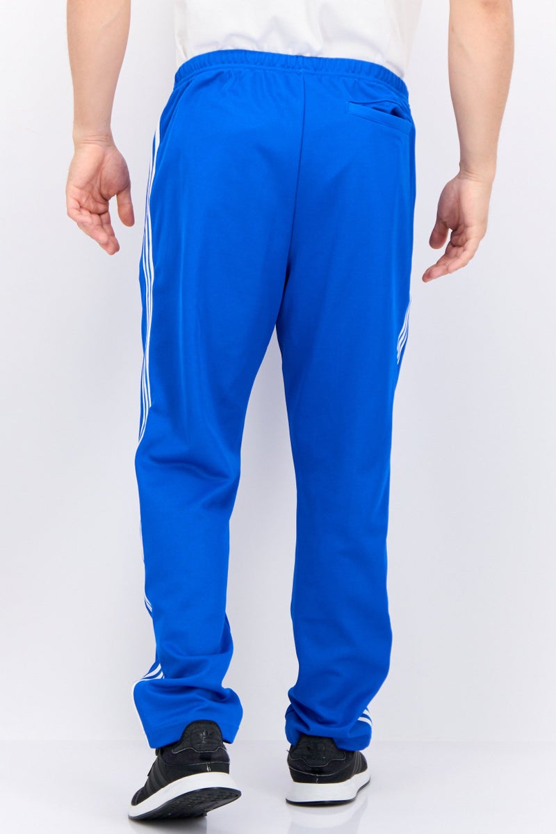 Adidas Men Sportswear Fit Wide Leg Training Sweatpants, Blue - Image 4