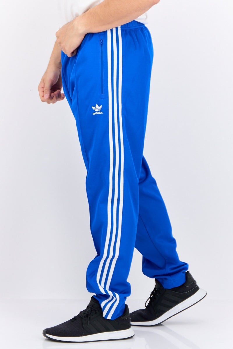 Adidas Men Sportswear Fit Wide Leg Training Sweatpants, Blue - Image 2