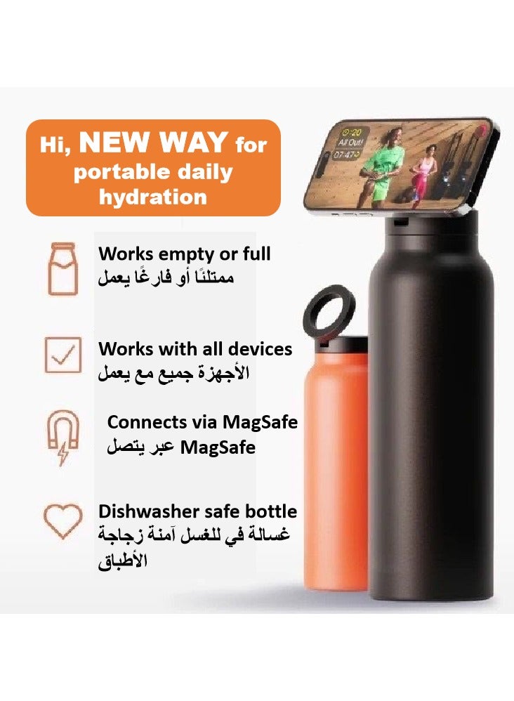 Vacuum Insulated Water Bottle 800ml/24oz - premium black - Image 2