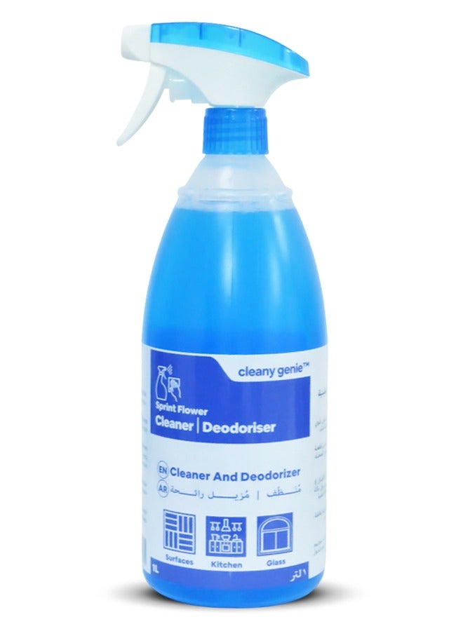 cleany genie Sprint Flower Cleaner Deodorizer 1L - Image 1