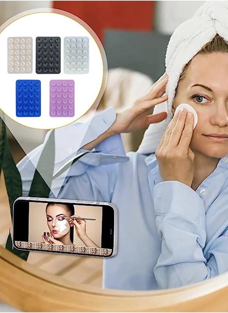 LEEKA Black Silicone Pad High-Quality Non-Slip Accessory for Secure Phone Mounting, Ideal for Stable Viewing and Hands-Free Use on Various Surfaces Pad  - Image 4