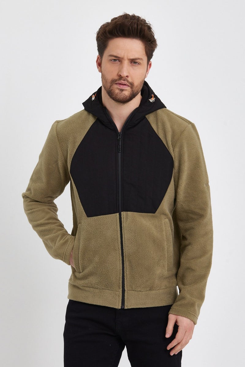 Uomo Park 5301 Intersoft Men's Zippered Hooded Jacket  - Image 1