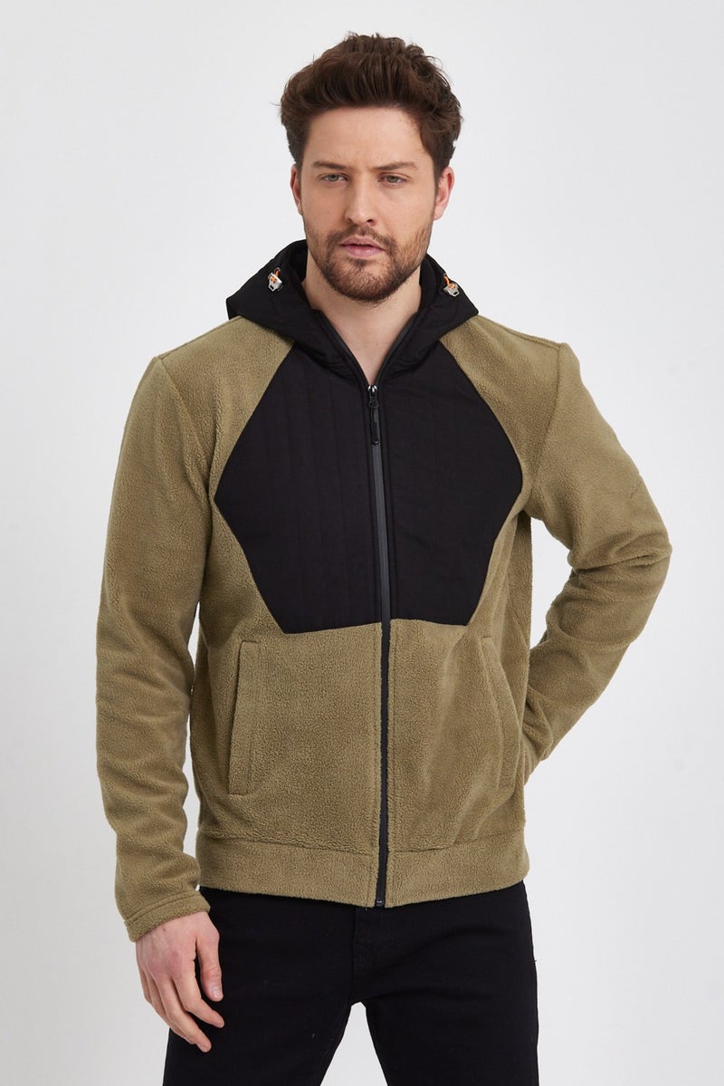 Uomo Park 5301 Intersoft Men's Zippered Hooded Jacket  - Image 4