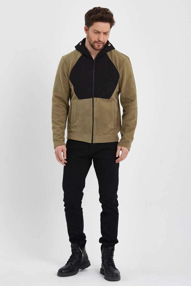 Uomo Park 5301 Intersoft Men's Zippered Hooded Jacket  - Image 2