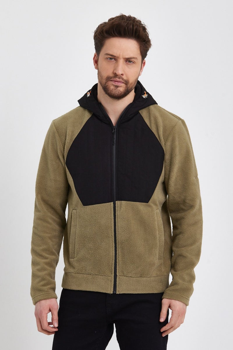 Uomo Park 5301 Intersoft Men's Zippered Hooded Jacket  - Image 3