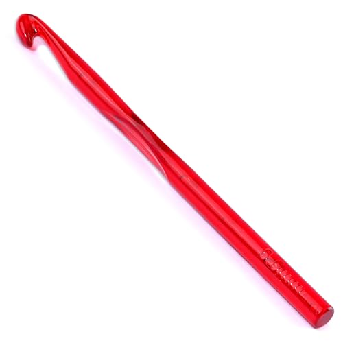 QMNNMA 8 mm Crochet Hook, Large Crochet Hooks for Chunky Yarn Ergonomic Knitting Needles Crochet Needle for Beginners and Crocheting Yarn (8 mm) - Image 1