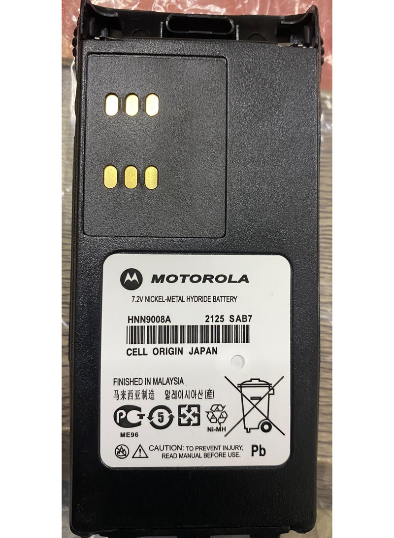 HNN9008A Battery for Motorola GP 7.2V NICKEL-METAL HYDRIDE BATTERY. - Image 3