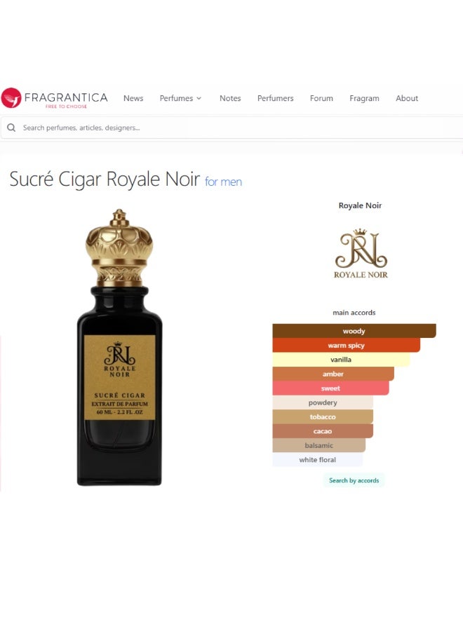 Royale Noir Sucré Cigar Extrait De Parfum, 60 ML - Image 3