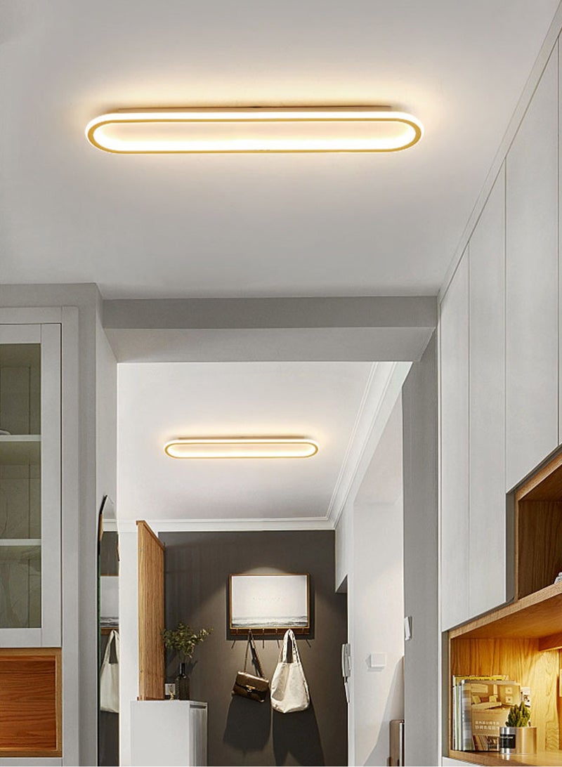 LOOPITYS (GOLD-100CM) simple modern LED ceiling light  aisle light  bedroom living room corridor light creative balcony light - Image 3
