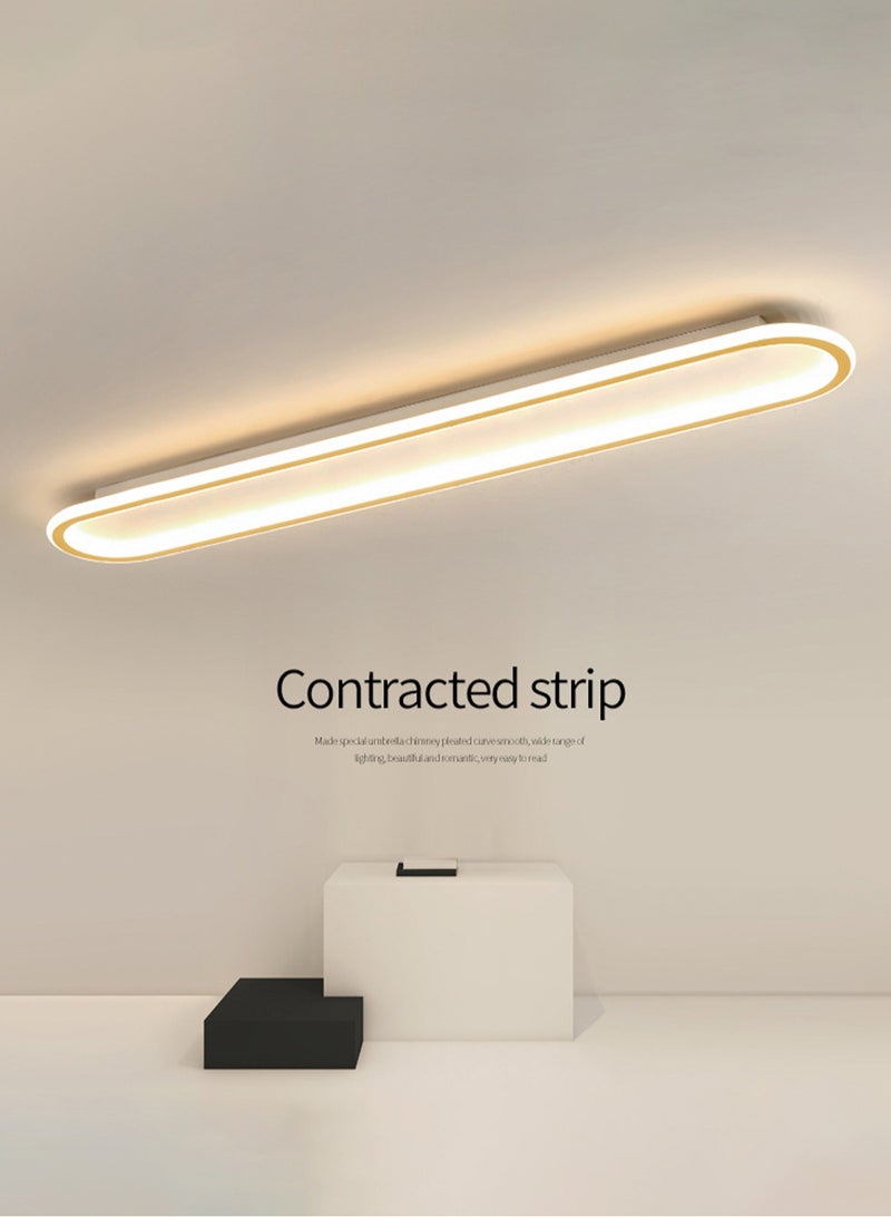 LOOPITYS (GOLD-100CM) simple modern LED ceiling light  aisle light  bedroom living room corridor light creative balcony light - Image 4