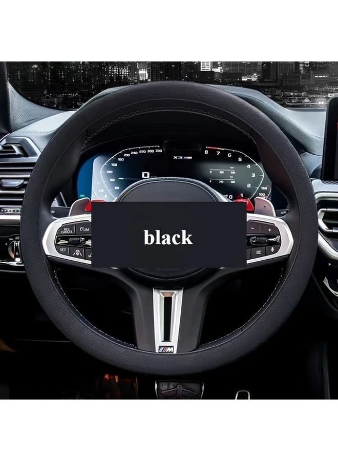 Purple Silicone Steering Wheel Cover Non Slip Grip All Season Comfort Easy Install - Image 5