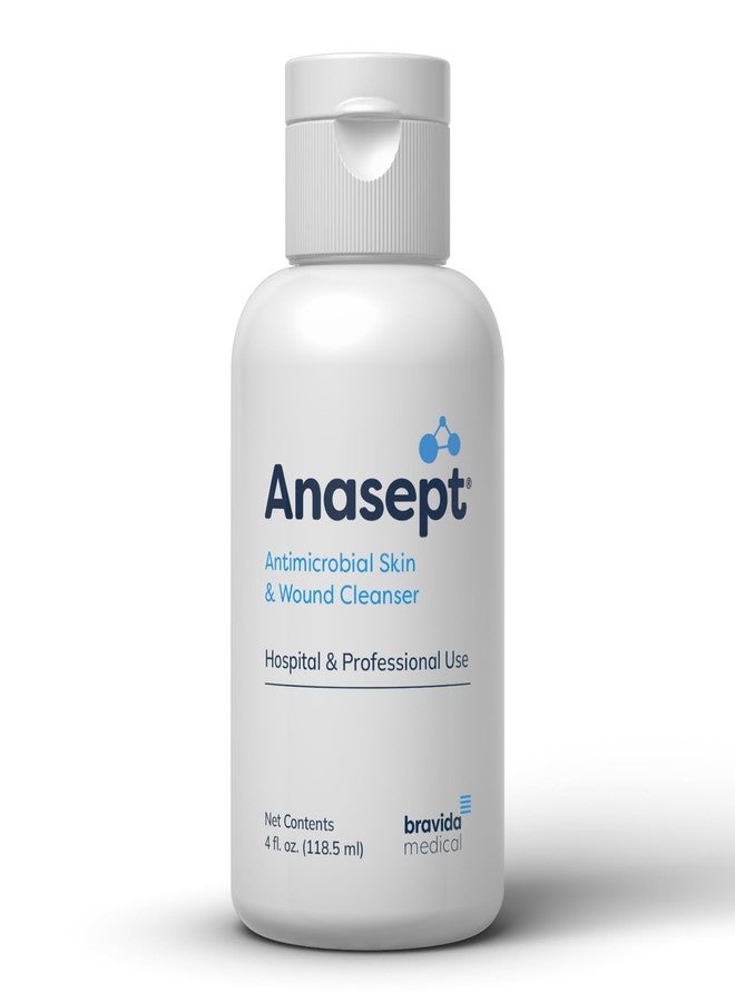 Anasept-Antimicrobial Skin and Wound Cleanser, 4 oz Bottle with Dispensing Cap - Image 1