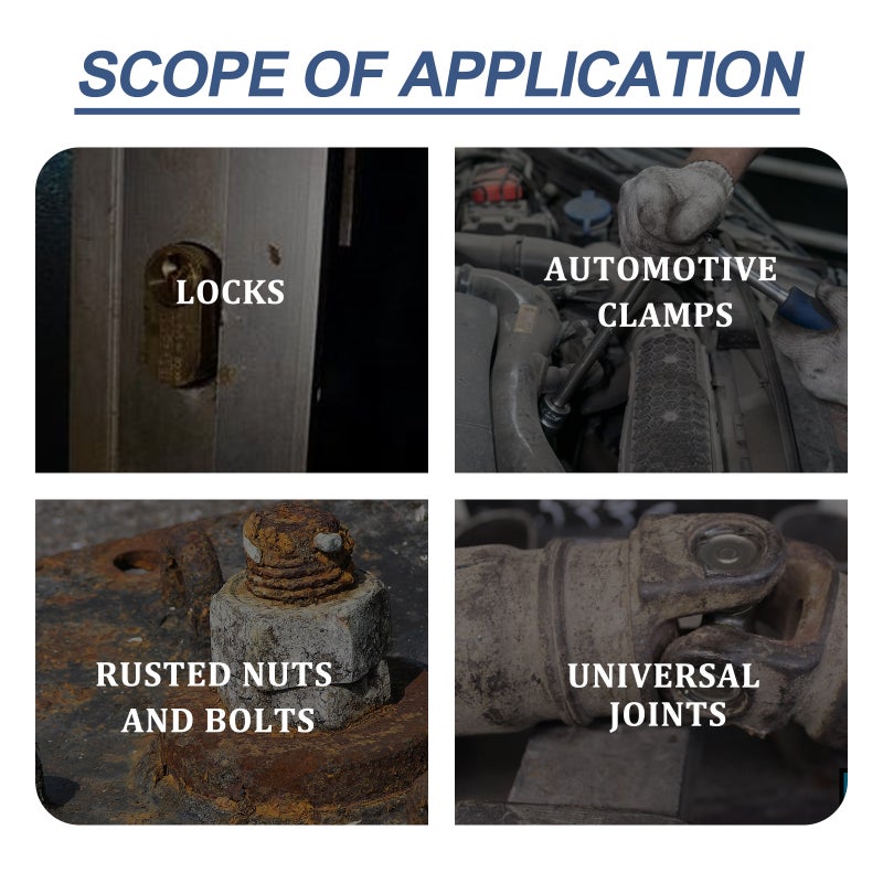Rayhong Anti-Rust Conversion Agent Spray Car Wheel Tire Rim Door Lock Cleaning Rust Removal Renovation Lubricant - Image 3